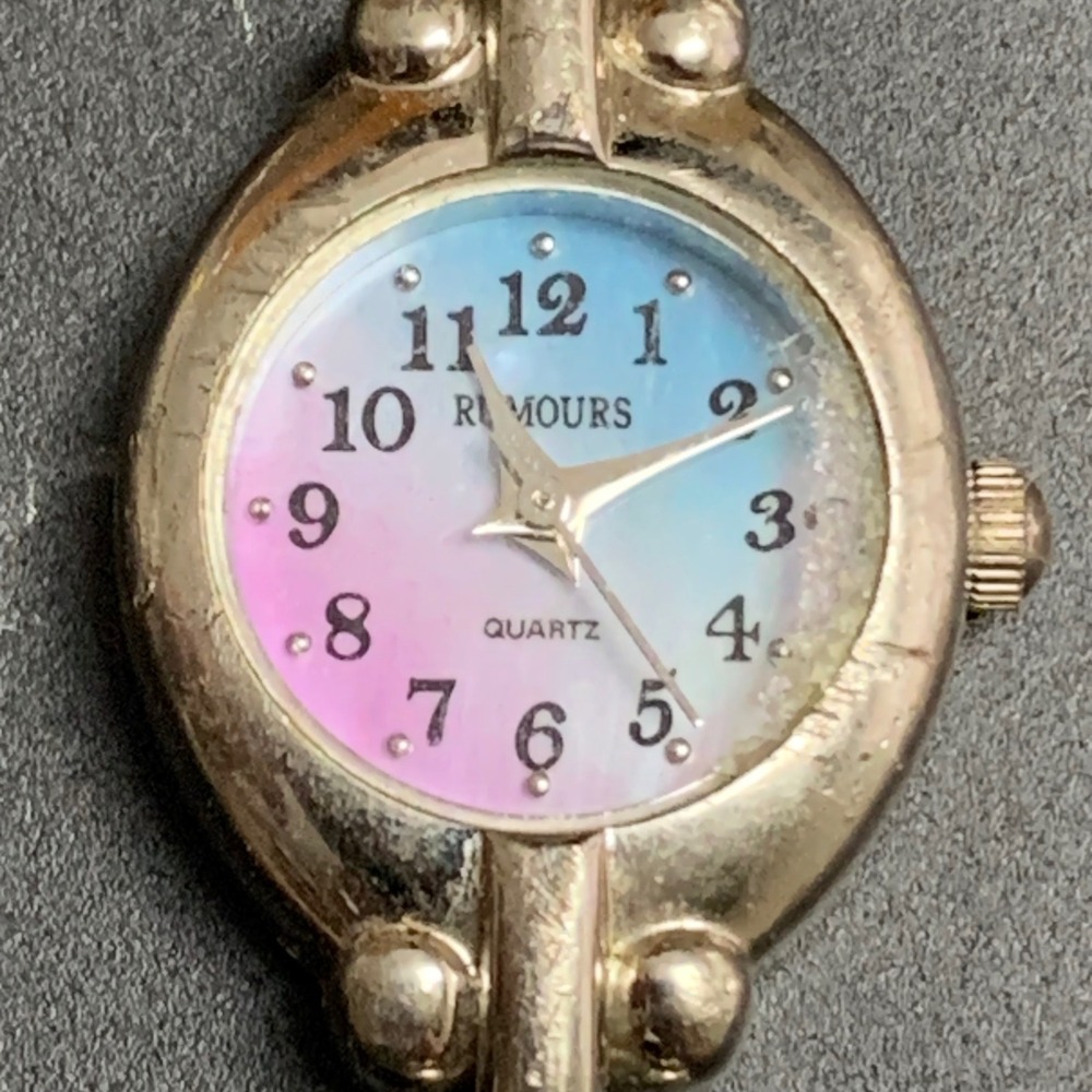 Rumours Women Silver Tone Ombre Dial Quartz Link‎ Bracelet Watch 4564